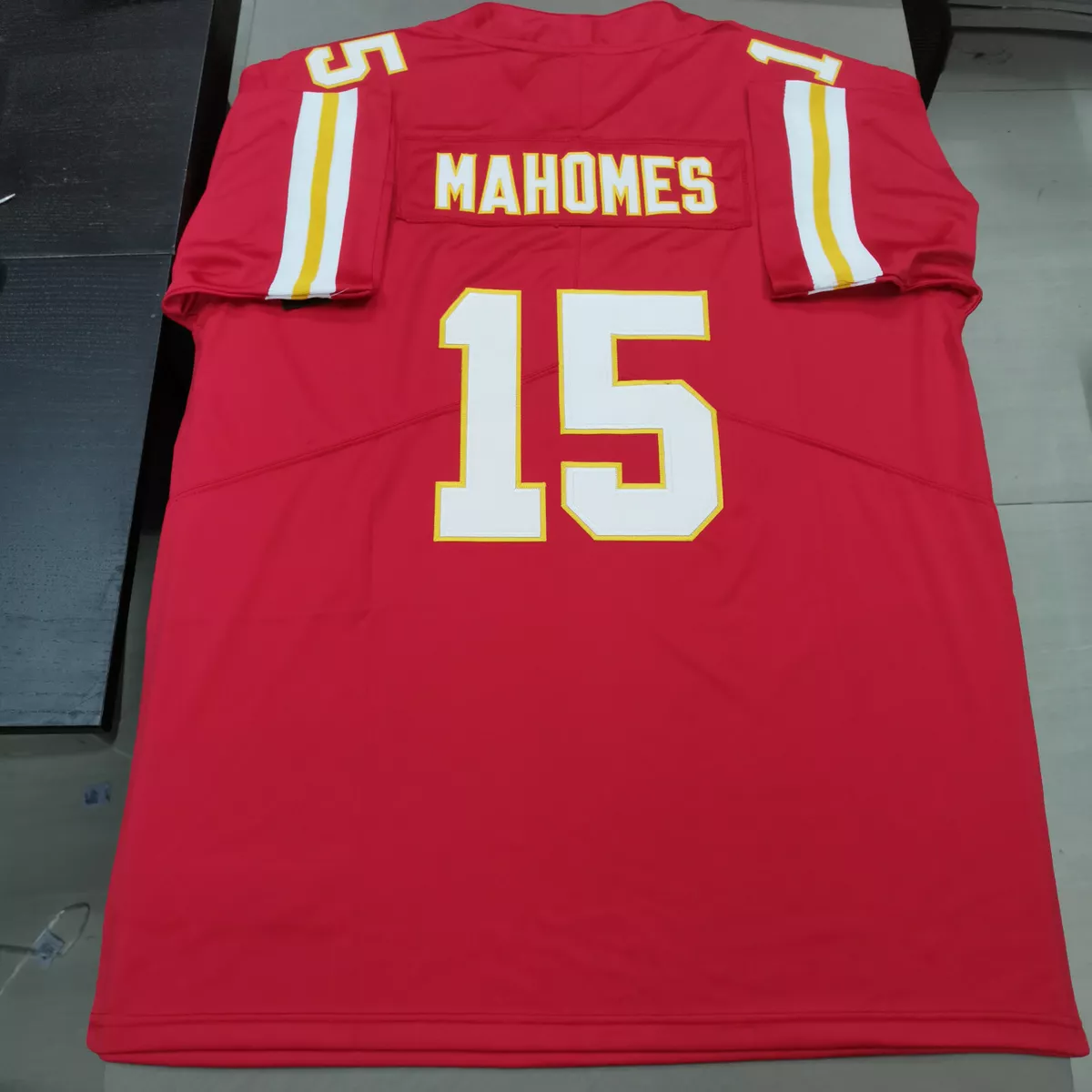 Patrick Mahomes 15 Kansas City Chiefs Vapor Red Stitched Jersey