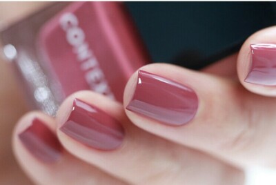 CONTEXT Nail Laquer 013 Dont Cry Plum Rose High Shine Quick Dry Even Coat New
