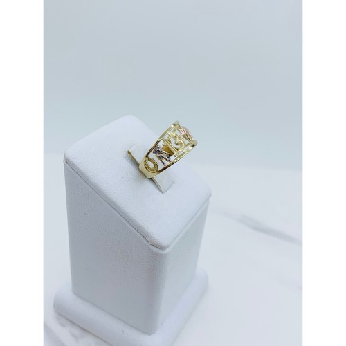 ❤️ 10k solid gold ring lucky Women’s size 7 - Anillo de la suerte en oro - Picture 6 of 7