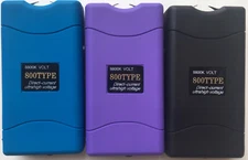 (3) Rechargeable Stun Gun with LED Light - Free Taser Holster ，USA seller！