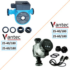 Heizungspumpe Zirkulationspumpe VANTEC 25-40/180, 25-60/180 mit Verschraubungen