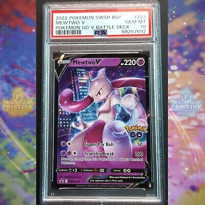 Pokemon - Mewtwo V -SWSH229 - Full Art - Black Star Promo - Pokemon Go