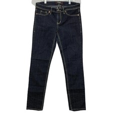 Fragile Women's Jeans Size 9 Charcoal Black Skinny Stretch Denim Pants Cotton