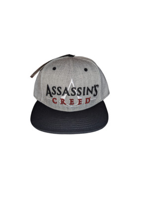 Assassins Creed Mens Heather Gray ConceptOne One Size Snapback Hat New With Tags