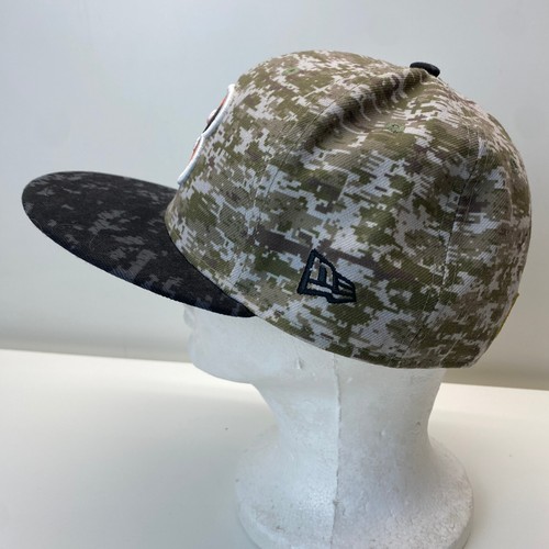 Vintage Cincinnati Bengals New Era Fitted Hat 6 ⅞ Marpat Camo Salute to Service - Picture 5 of 7