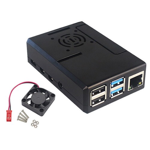 Kit Boîtier avec Ventilateur Refroidissement Dissipateur Chaleur Aluminium pour Raspberry Pi 4B - Photo 3/11