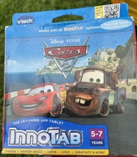 VTech Disney Pixar Cars 2 InnoTab Software Cartridge Game 5-7 years w directions