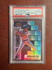 1999 Bowman's BEST Adrian Beltre Future Foundations Rookie🔥Mach II🚨PSA 10💎GEM