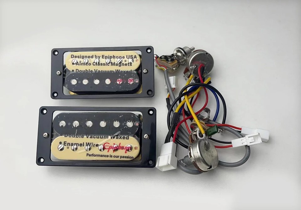 EpI Double Coil Guitar Pickup 1V1T/2V1T Wiring Harness Available eBay