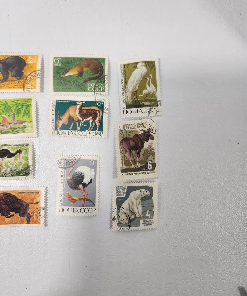 RUSSIA,USSR:1964 Lot 17 postal stamp rares - Image 3 of 4