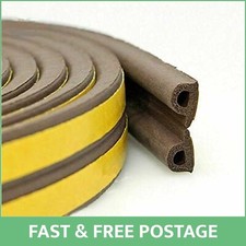 5M Rubber Window Door Seal P D E Profile White Brown Draft Sealing Strips Strip