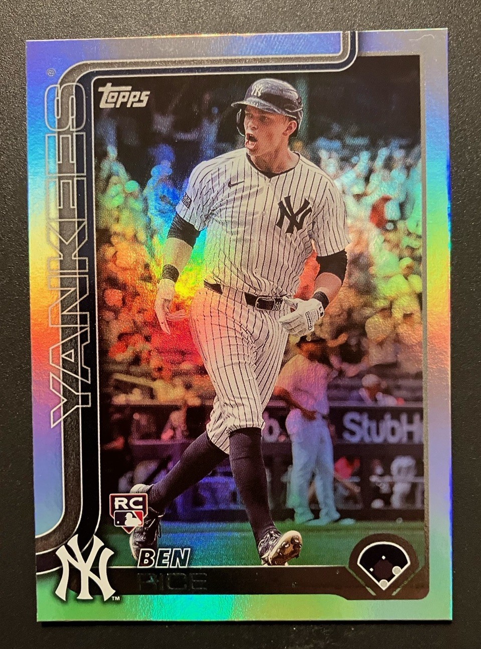 2025 Topps #337 Ben Rice Holo Foil