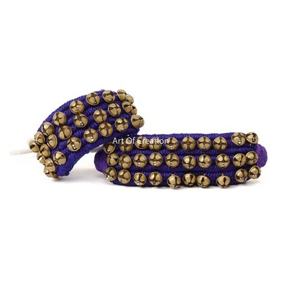 Kathak Ghungroo Anklet pair Classical Dancing 60 Bells Musical Instrument Bha...