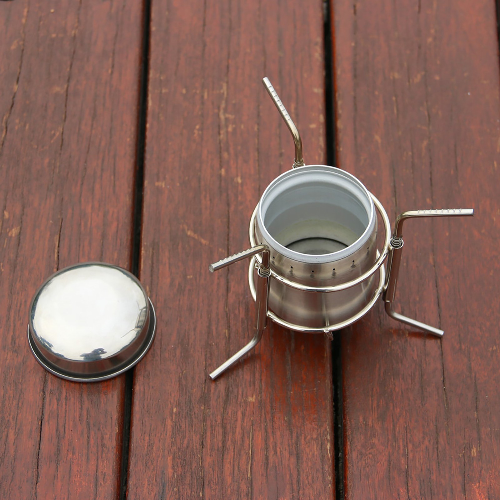Portable Outdoor Picnic Liquid Burner Alcohol Stove Camping Hiking +Storage Bag