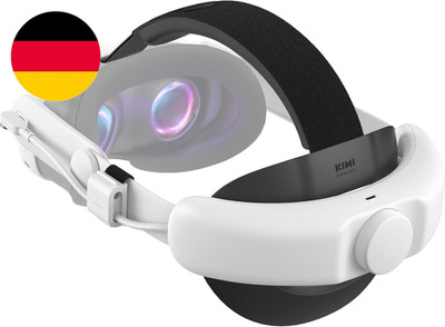 KIWI Design SPC Elite Strap Mit Akku Kompatible Mit Meta Quest 3S/3, Single-Poin