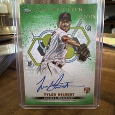 Tyler Gilbert 2022 TOPPS INCEPTION  Rookie and Emerging Stars Auto RC /125