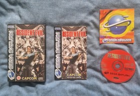 Resident Evil - Sega Saturn (PAL) Video Game Boxed With Manual