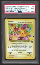 Pokemon Celebrations Birthday Pikachu PSA 9 MINT Classic Collection Holo