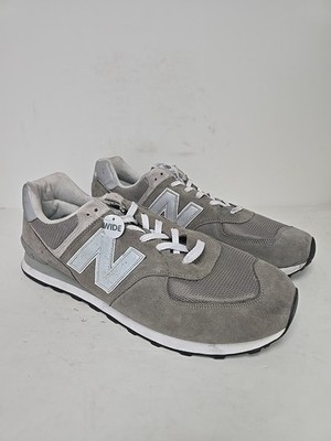New Balance Men's 574 Core M574EGG Athletic Shoe Gray Size 18 4E