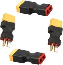 Reliable 2 Pairs XT60 to T Plug Connector Adapter for Effective Power Supply
