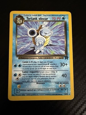 DARK TORTANK RARE - POKEMON 20/82 TEAM ROCKET EDITION 2 DE