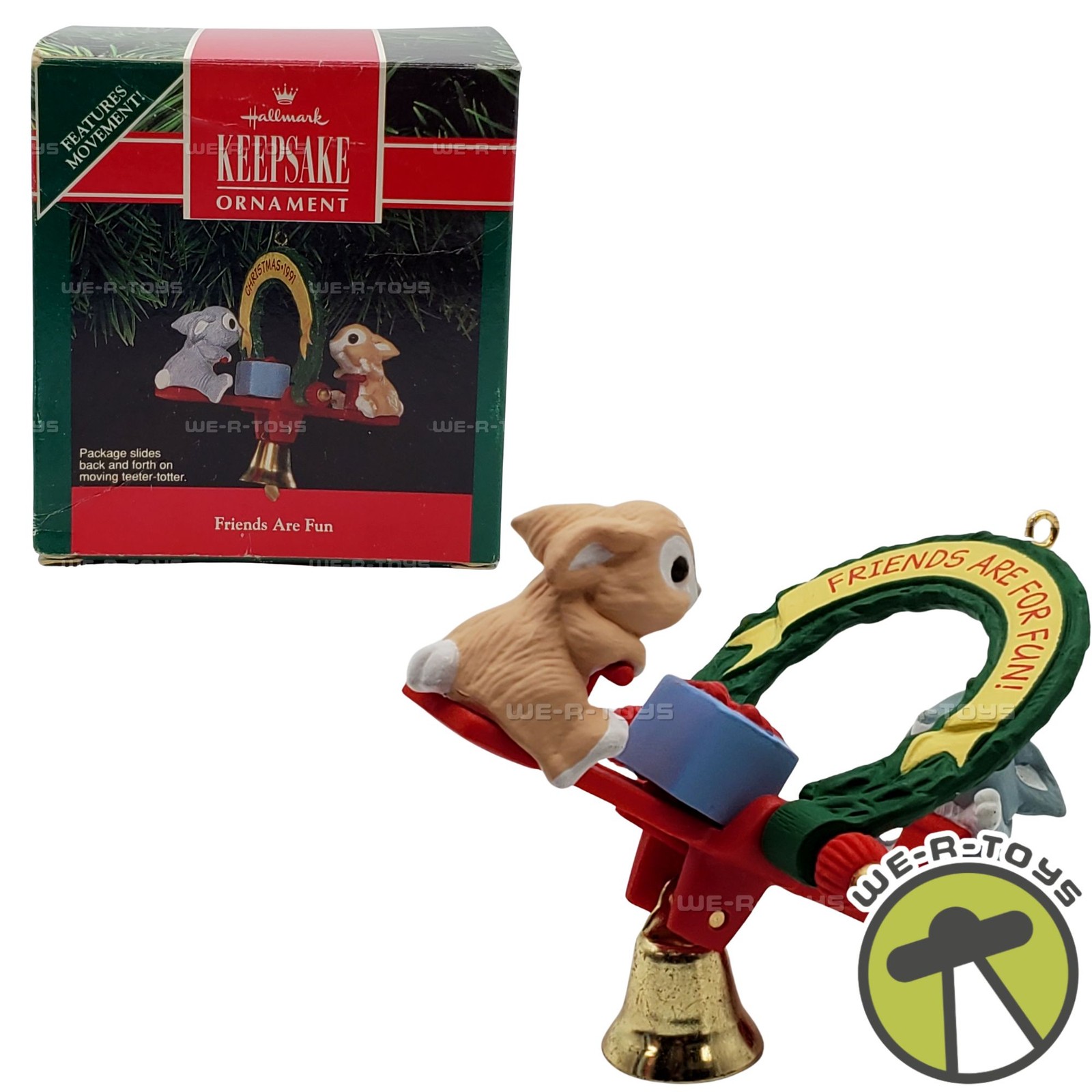 Hallmark Keepsake 1991 Friends Are Fun Christmas Ornament NEW