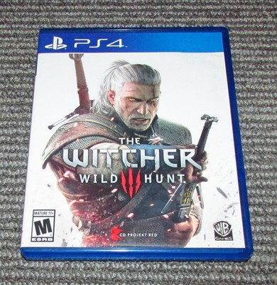 Witcher 3: Wild Hunt With Map & Soundtrack for Playstation 4 Fast Free Shipping!