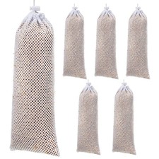 Weewooday 6 Pieces Finch Sock Feeder, Thistle Seed Sock Bird Feeder, Instant ...