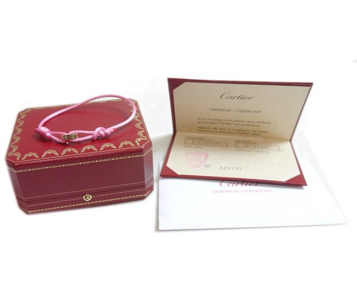 Authentic Cartier Love Charity 1P code bracelet Rose Gold #1066