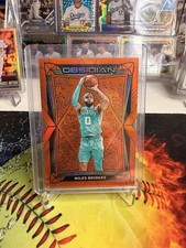 2023-24 Obsidian Miles Bridges Orange Flood /99 Hornets