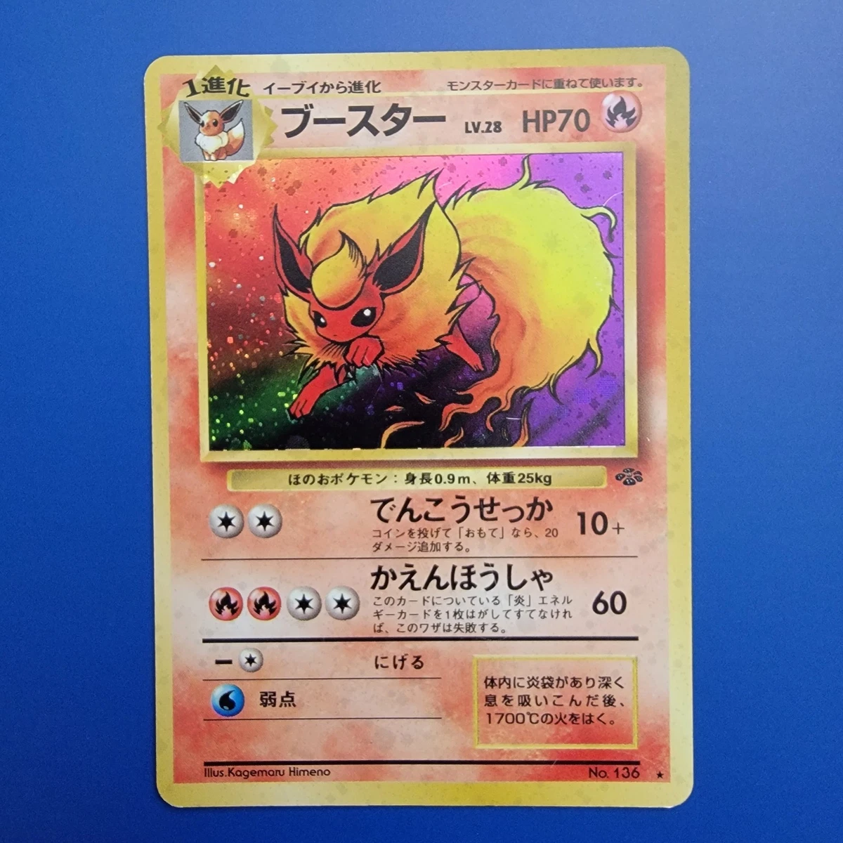 25+ Flareon Pokémon TCG Jungle Individual Collectible Card Game