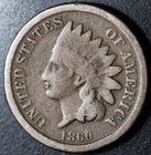 1860 INDIAN HEAD CENT - GOOD