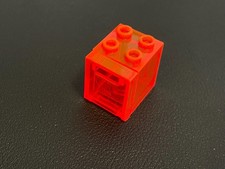 LEGO 4346 4345 Box Kasten Tresor Aquanauts Aquaraiders 1 Stück trans neon orange