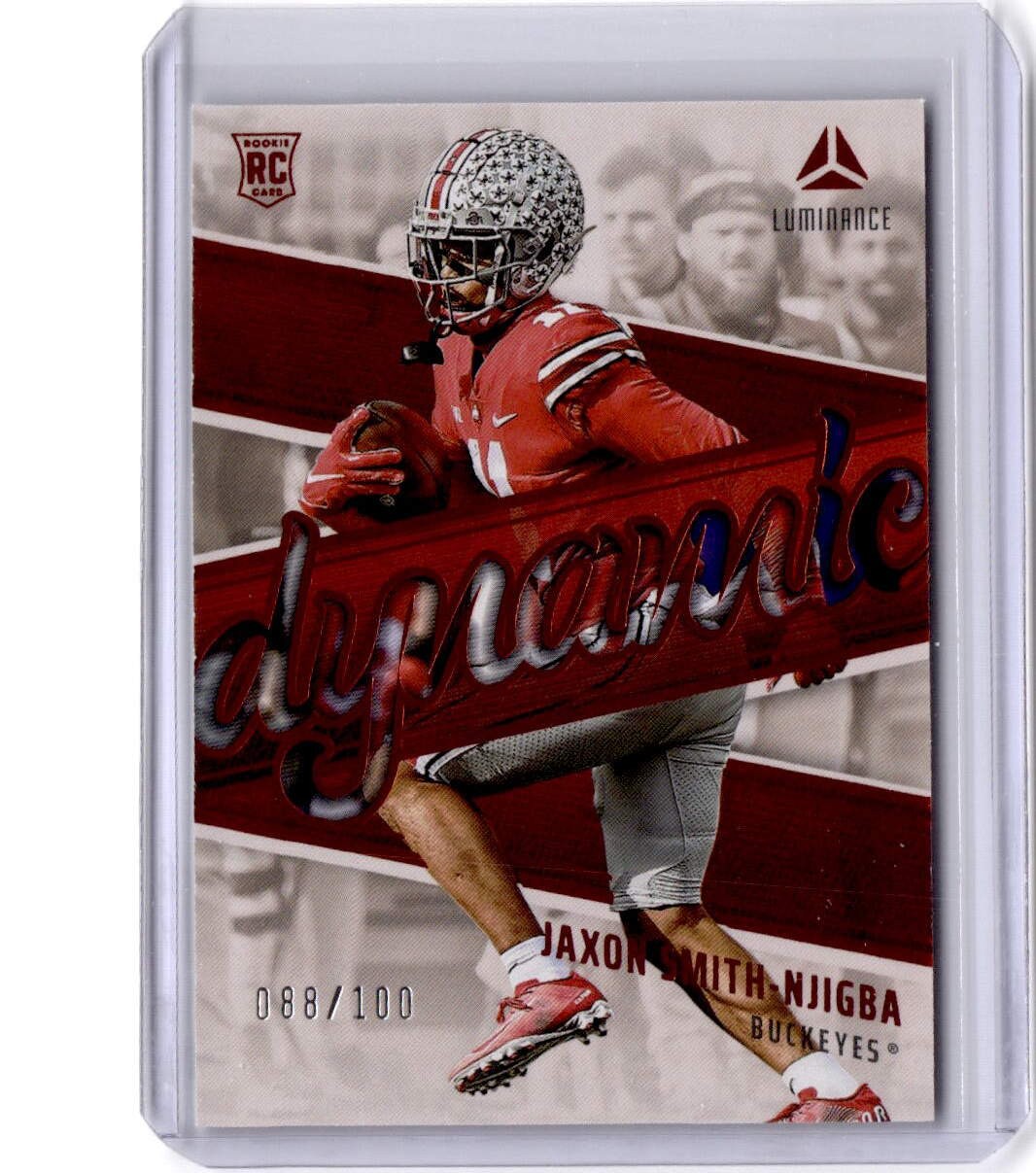 Jaxon Smith-Njigba Panini Luminance Dynamic Rookies #DR5 Orange