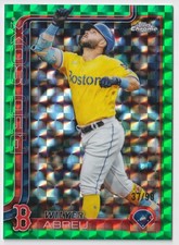 2025 Topps Chrome Update #USC118 Wilyer Abreu Green Geometric Refractors #/99