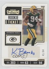2023 Panini Contenders Rookie Ticket Stub 41/94 Karl Brooks #247 Auto 0bk4