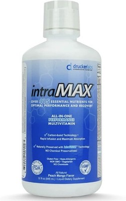druckerlabs intraMAX Liquid Multivitamin Performance Peach Mango 32 fl oz