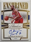 2022-23 Flawless Charles Barkley Enshrined Gold /10 Auto On Card HOF 76ers