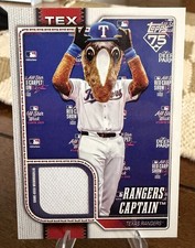2026 Topps Series 1 Celebration Rangers Mascot Relic #MAS-CAP