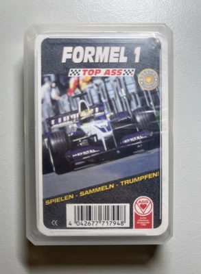 ECHTE ALTENBURGER STRALSUNDER SPIELKARTEN TOP ASS Formel 1 Quartett Edition 2001/02 Spielkarten Neu