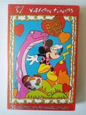 Vintage Paper Magic Group Disney Mickey Mouse Dinosaur Valentines
