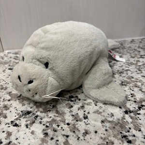 Webkinz Manatee Ganz Plush Stuffed Animal HM229 No Code Grey 12" long