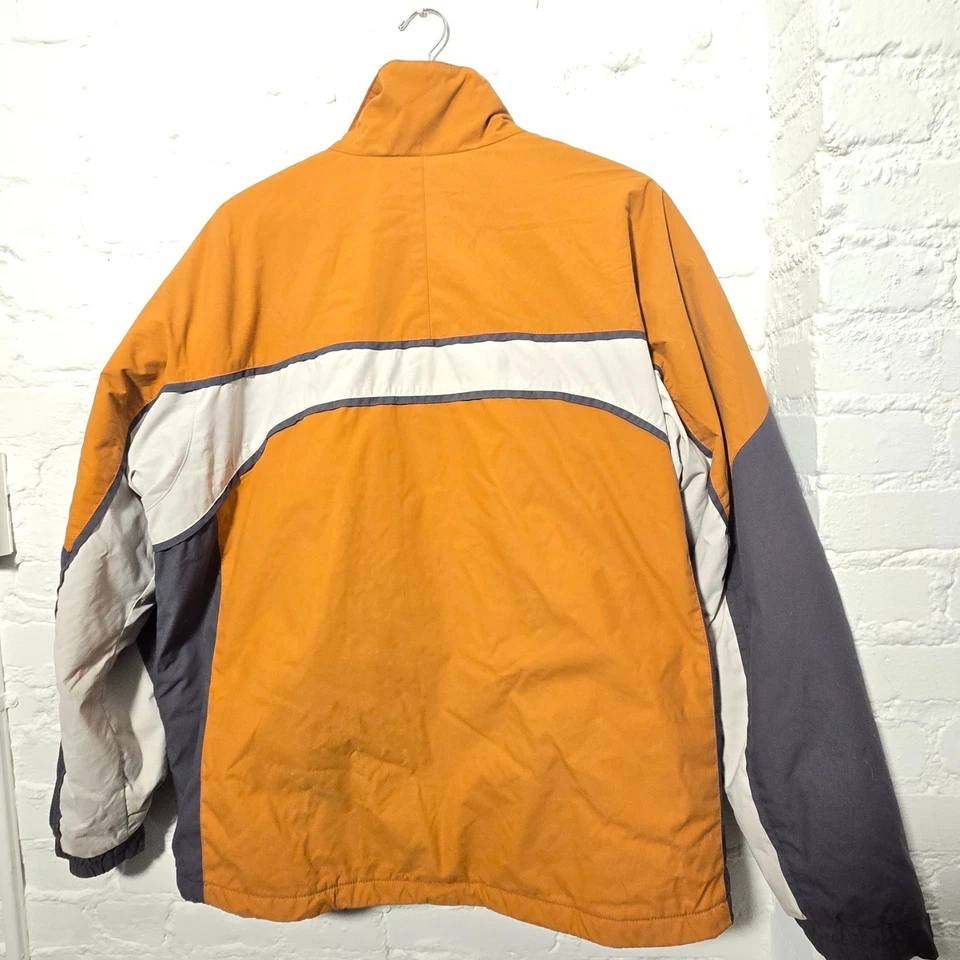 Chaqueta de esquí vintage Columbia Challenger Series XL en naranja y gris Foto 4 de 4