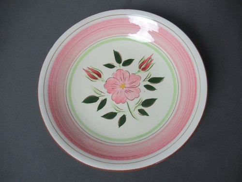Vintage  Stangl Wild Rose Coupe Cereal Soup Shallow Bowl - 7 5/8" w - 1 j5 sb - Picture 2 of 6
