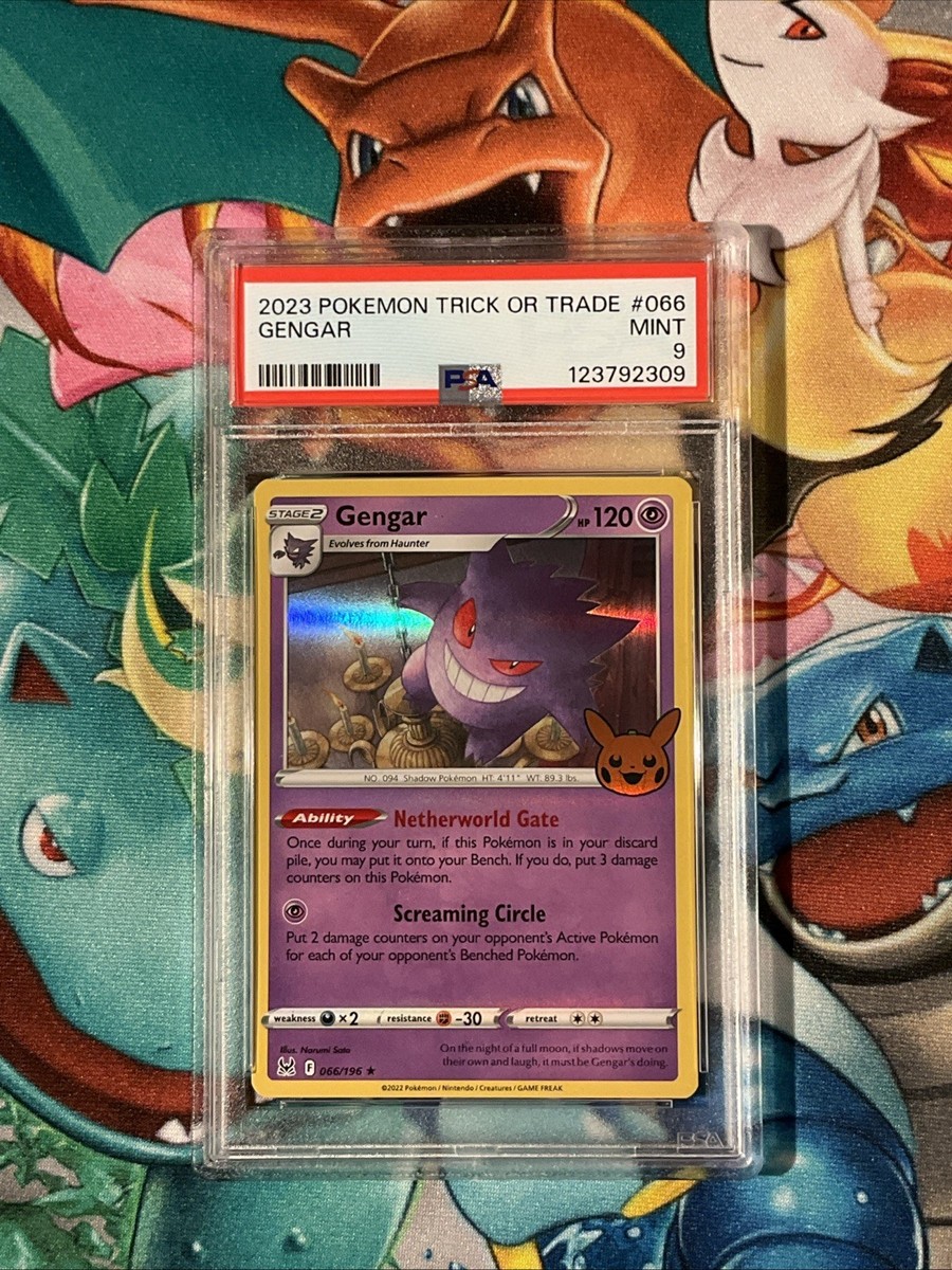 Gengar (2022 Copyright Date) 066/196 Trick or Trade Booster