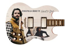 Thomas Rhett Country Again Signed Autographed Custom Photo Graphics Guitar ACOA
