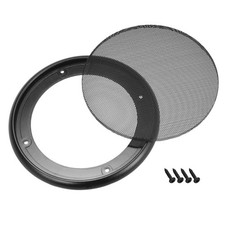 6.5" Hole Distance Speaker Grill Circle Speaker Mesh Woofer Guard, 2Pcs