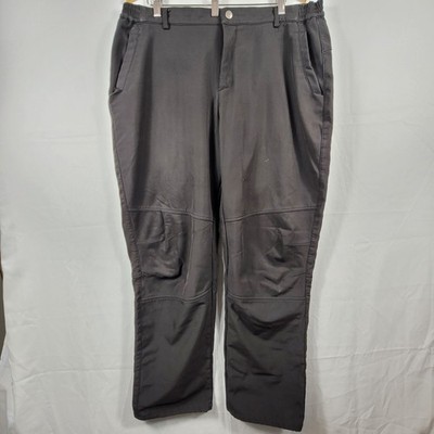 TTR Outdoor Sports Men s 2XL Black Fleece Lined Softshell Pants Hiking Workwear