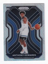 2020-21 Panini Prizm Anthony Edwards RC Silver #258 Timberwolves NM/MT