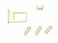 GSA Gold SIM Card Tray  Button Set for iPhone 6 - Power  Volume Keys